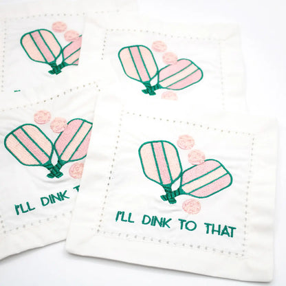 Pink Pickleball Kitchen Goods