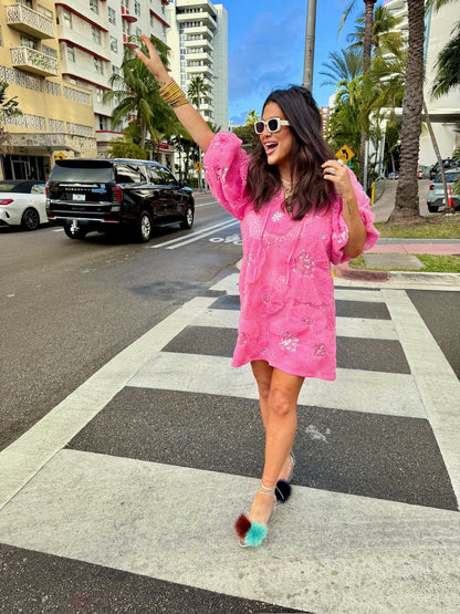 Deb Mini Dress - Pretty In Pink