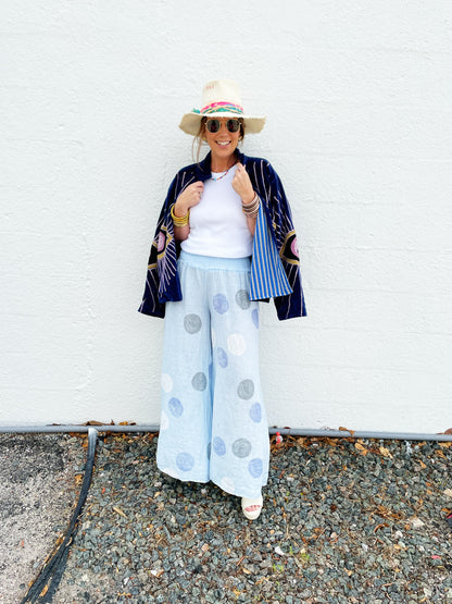 Phoebe Pant in Light Blue