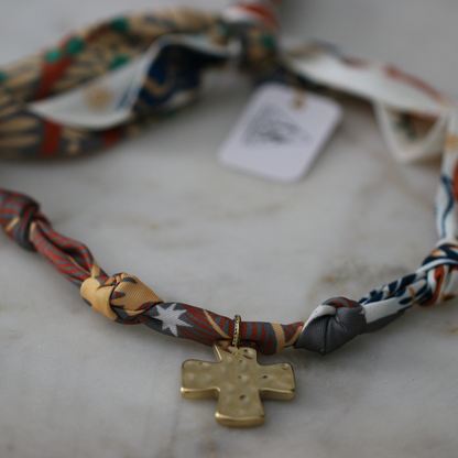 Mountain Morning Scarf Necklace