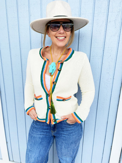 Knit Pocket Cardigan