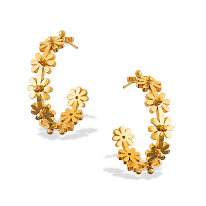 Flower Power Hoops