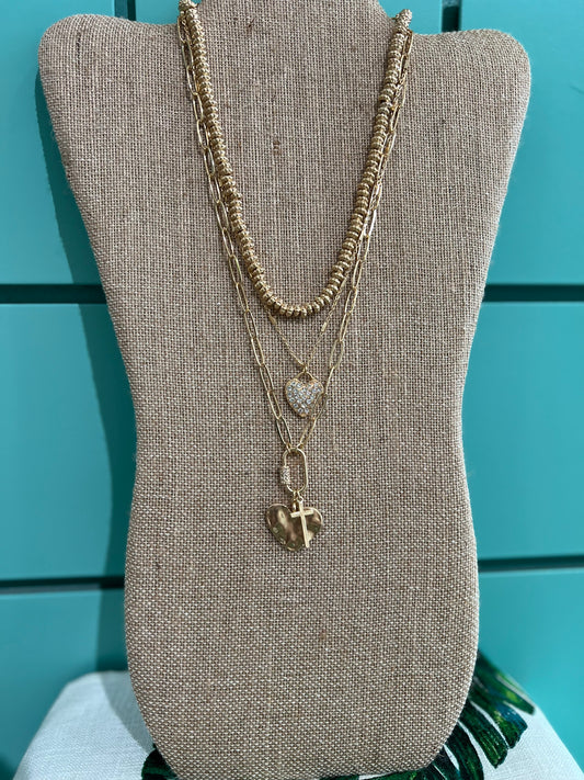 Cross Charm Necklace