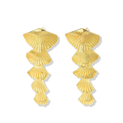 Florida! Seashell Statement Earrings