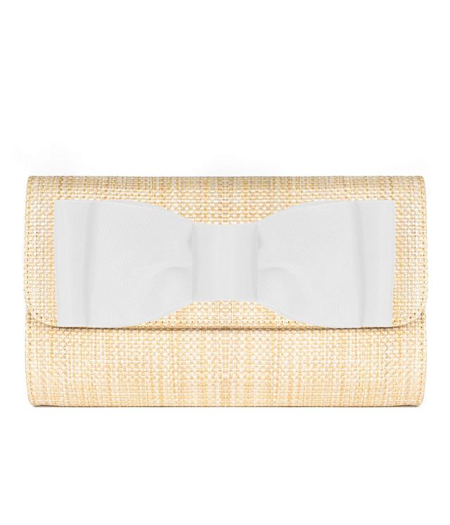 Avery Straw Clutch - Pinch Bow