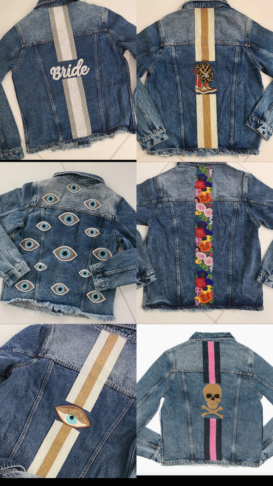 Denim Custom Jacket * Custom Order