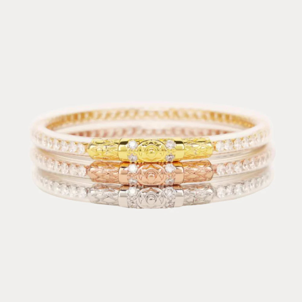 Clear Crystal All Weather Bangles