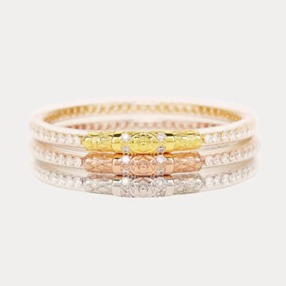 Clear Crystal All Weather Bangles