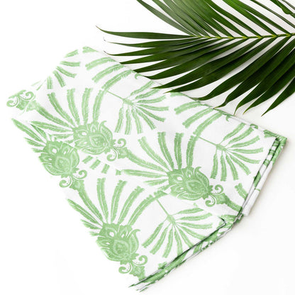 Palm Deco Tablescape