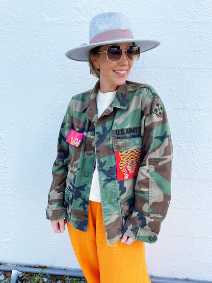 Camo Jacket with Tiger