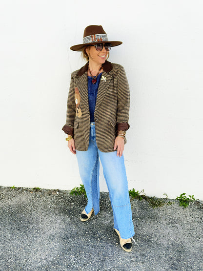 Amber Blazer in Chocolate