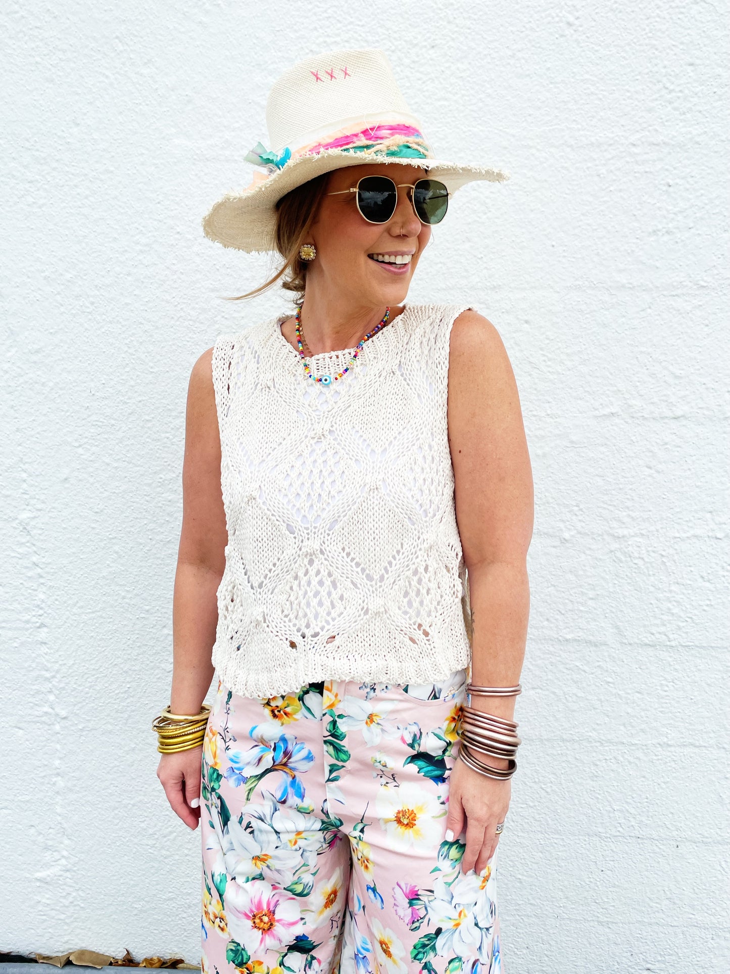 Shanna Tank in Cream