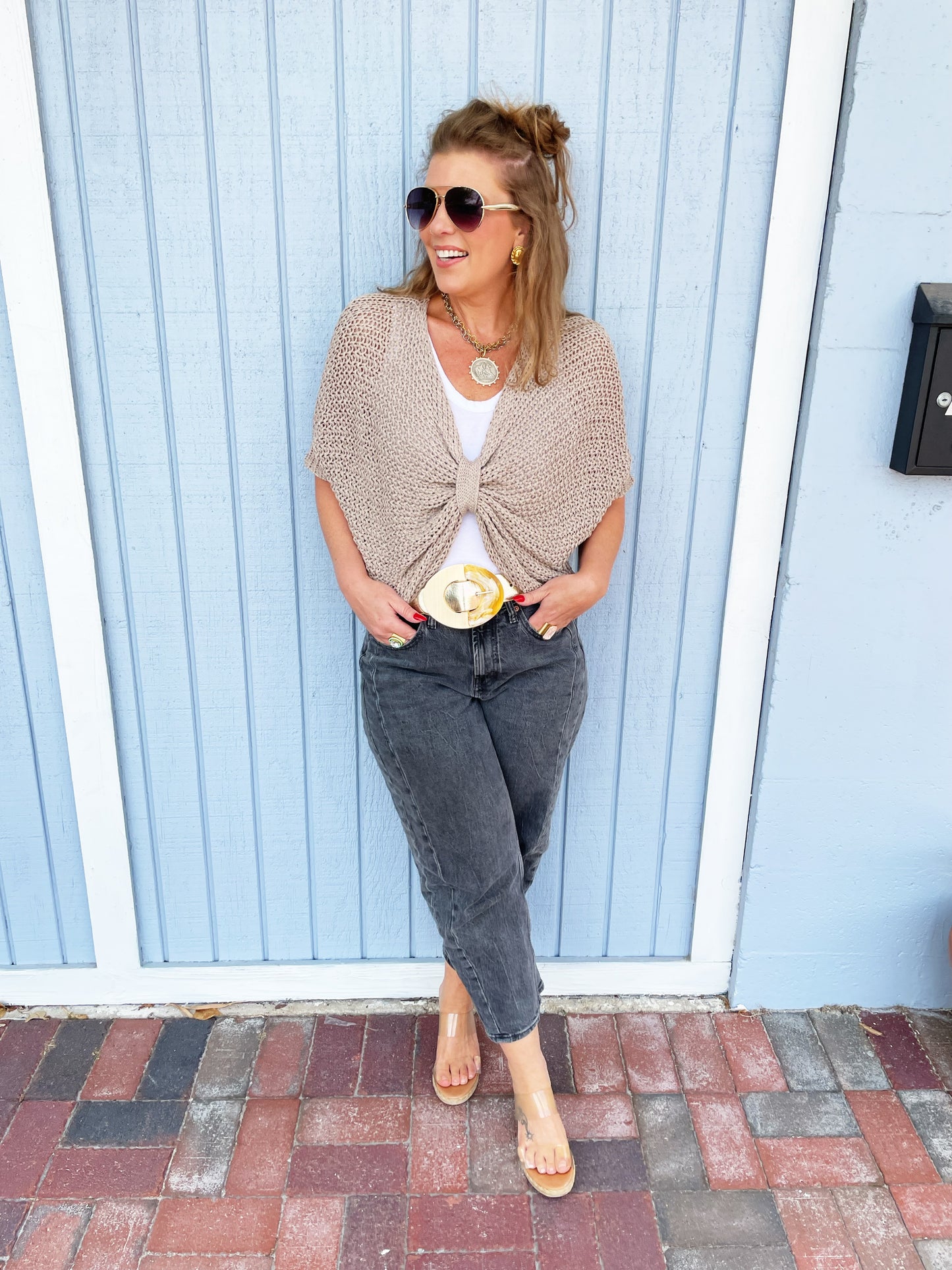 Berto Beige Sweater