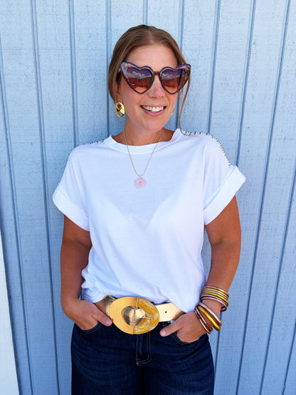 Alice Tee with Studs
