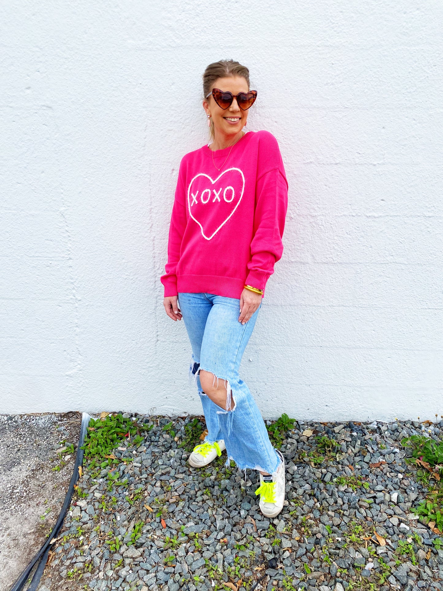 XOX Pink Sweater