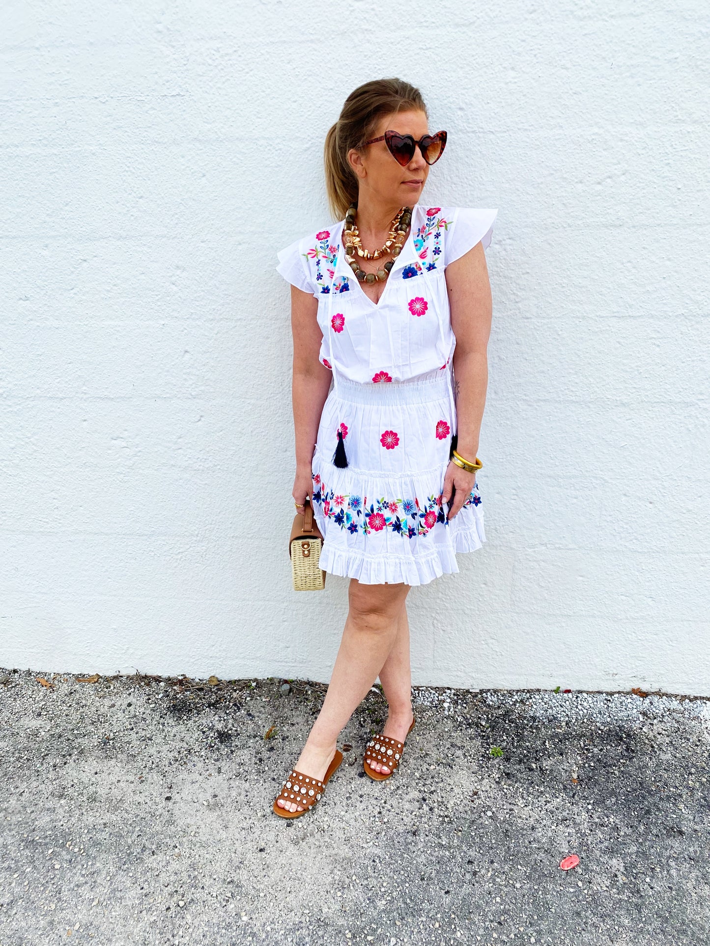 Charlotte Embroidered Dress