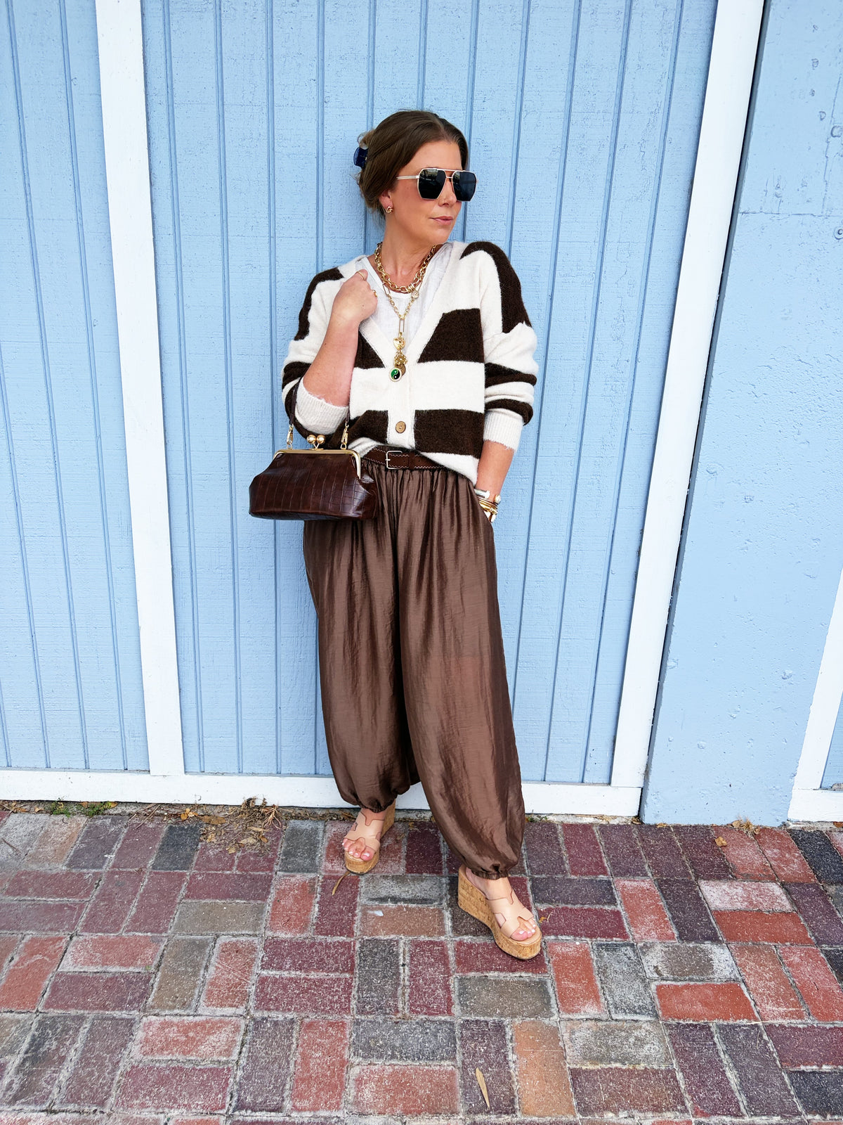 Joann Sweater in Chocolate