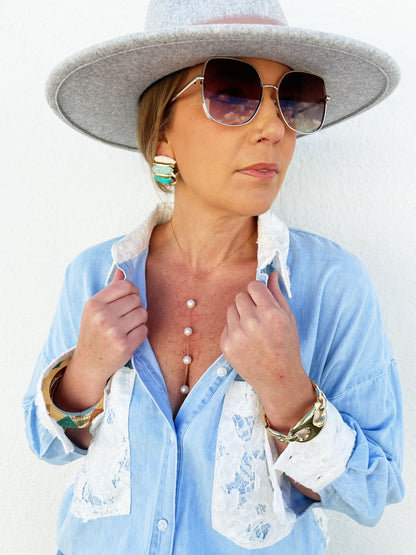 Christy Lariat in Gold