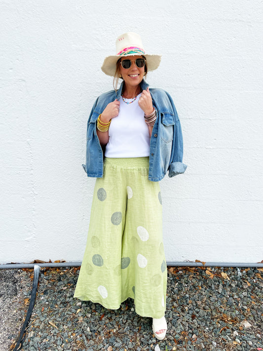 Phoebe Pant in Sage