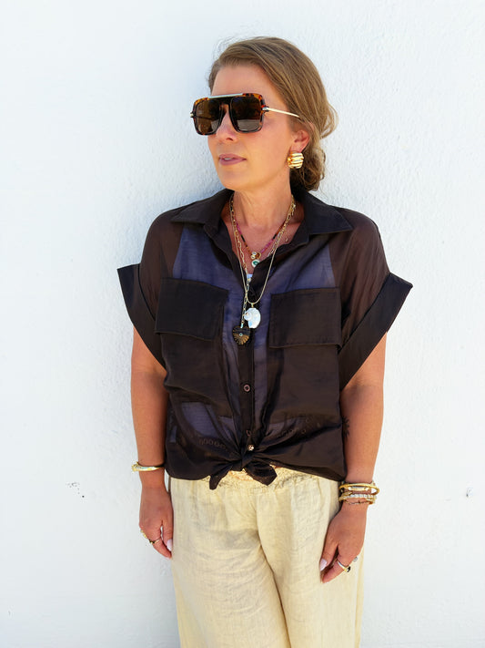 Dani Shirt With Pocket** 2 Colors