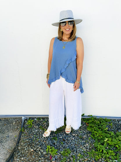 Scottie Top in Baby Blue