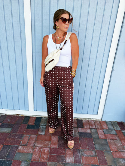 Pate Brown Top & Pants