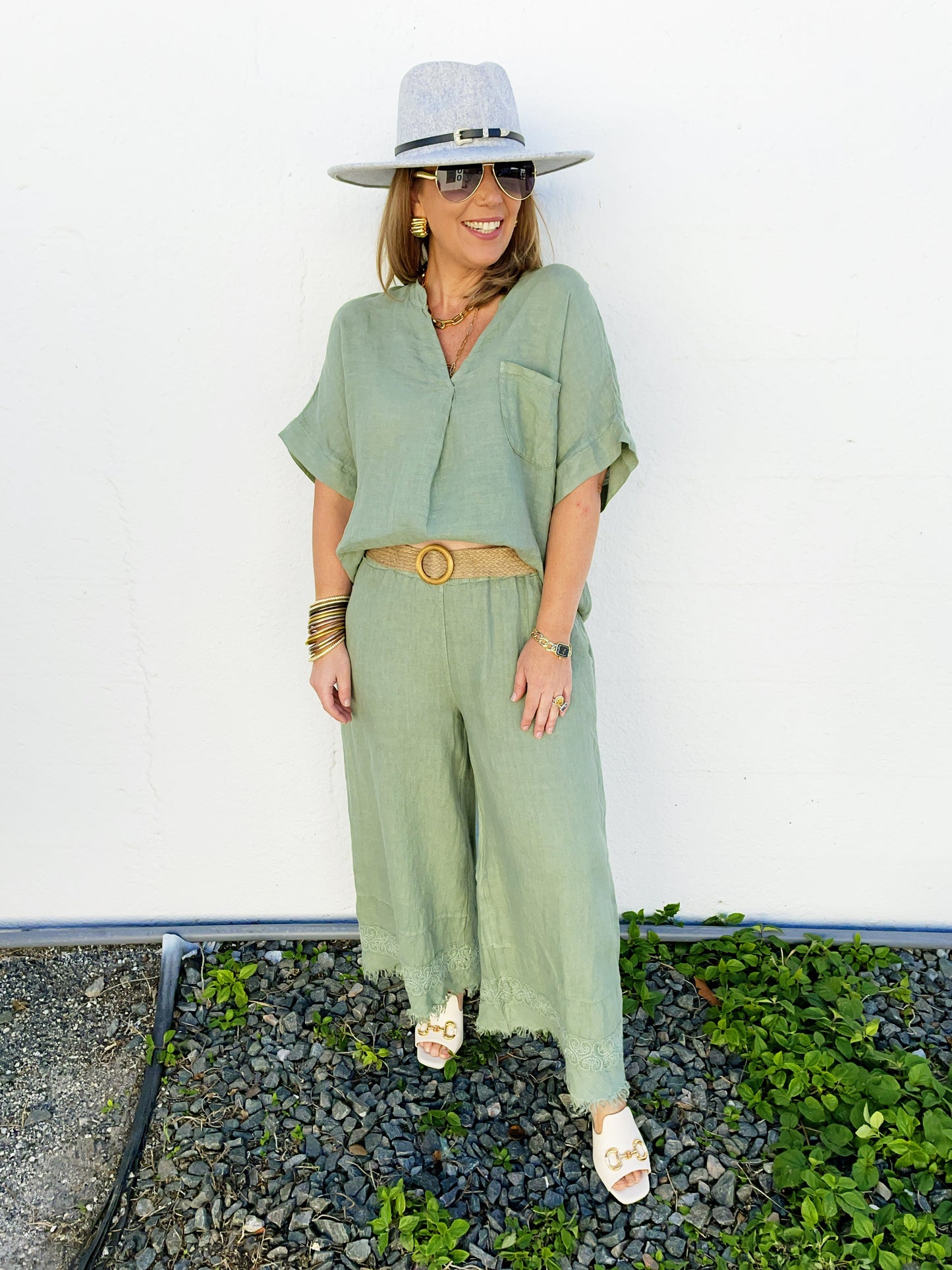 Luna Bottoms in Green
