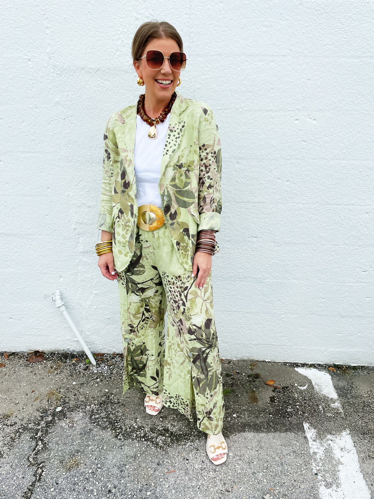 Sarah Pants in Sage