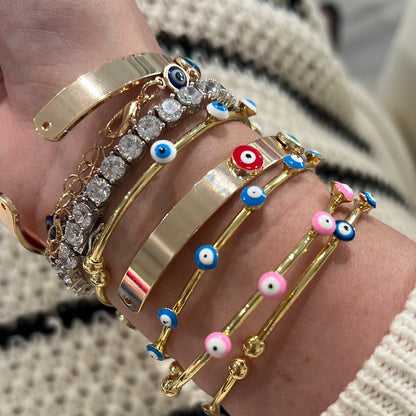 Evil Eye Layering Bracelets