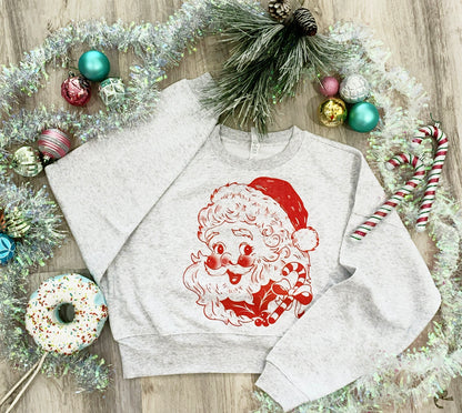 Santa Claus Short Cropped Sweatshirt