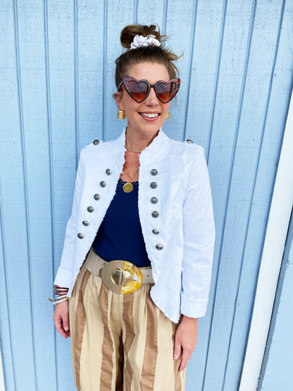 Avery Jacket in White