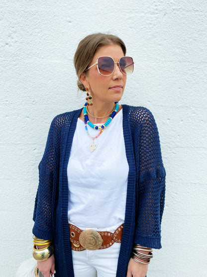 Sharon Sweater in Navy
