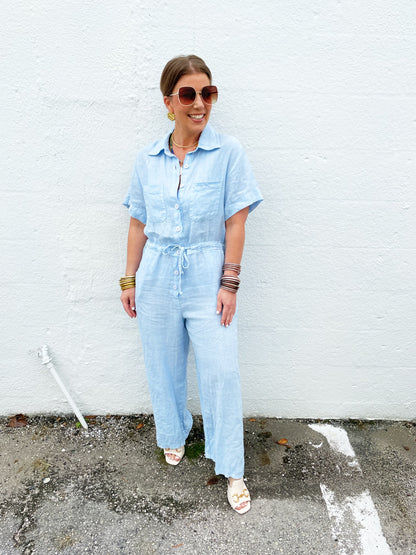 Bailey Jumpsuit Baby Blue