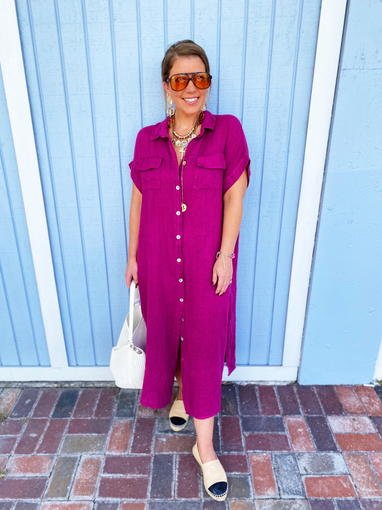 Erika Dress in Purple