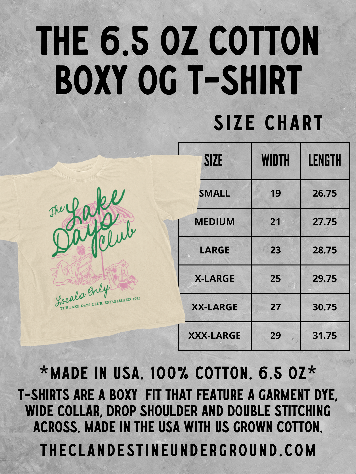 Underground Original Design: The Tee Time Social Club, Golf Boxy Cotton T-Shirt