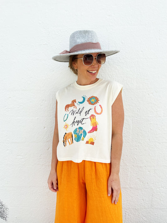 Wild At Heart Muscle Tank