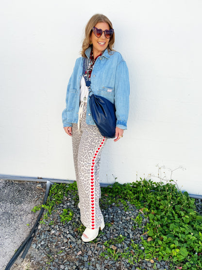 Ollie Bum Bag Navy Sea