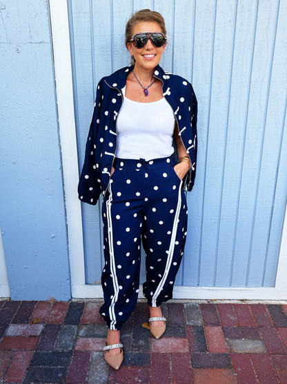 Pate Polka Dot Set Sold Separately Navy