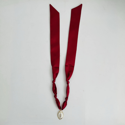 Game Day Scarf Necklace – Solid Colors