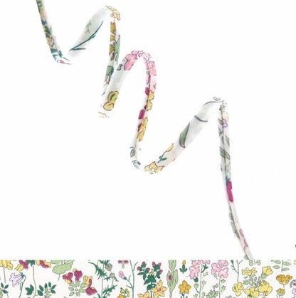 Gemstone Heart Liberty Print Necklace