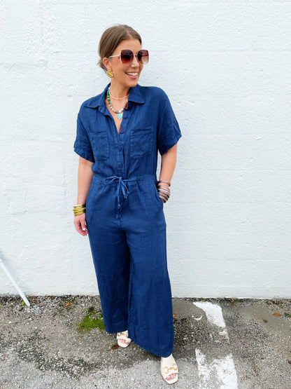 Bailey Jumpsuit in Navy