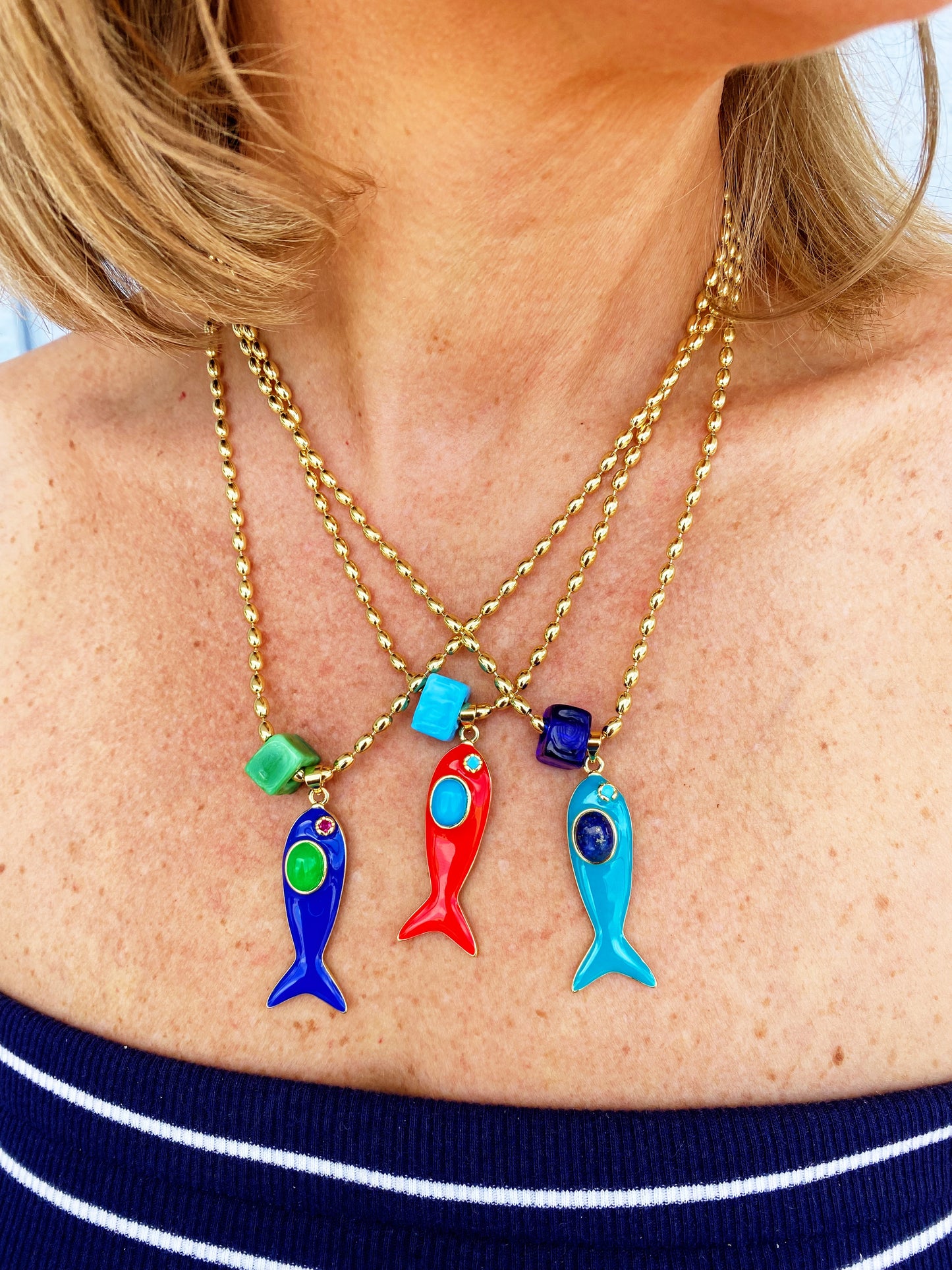 Here Fishy Necklace