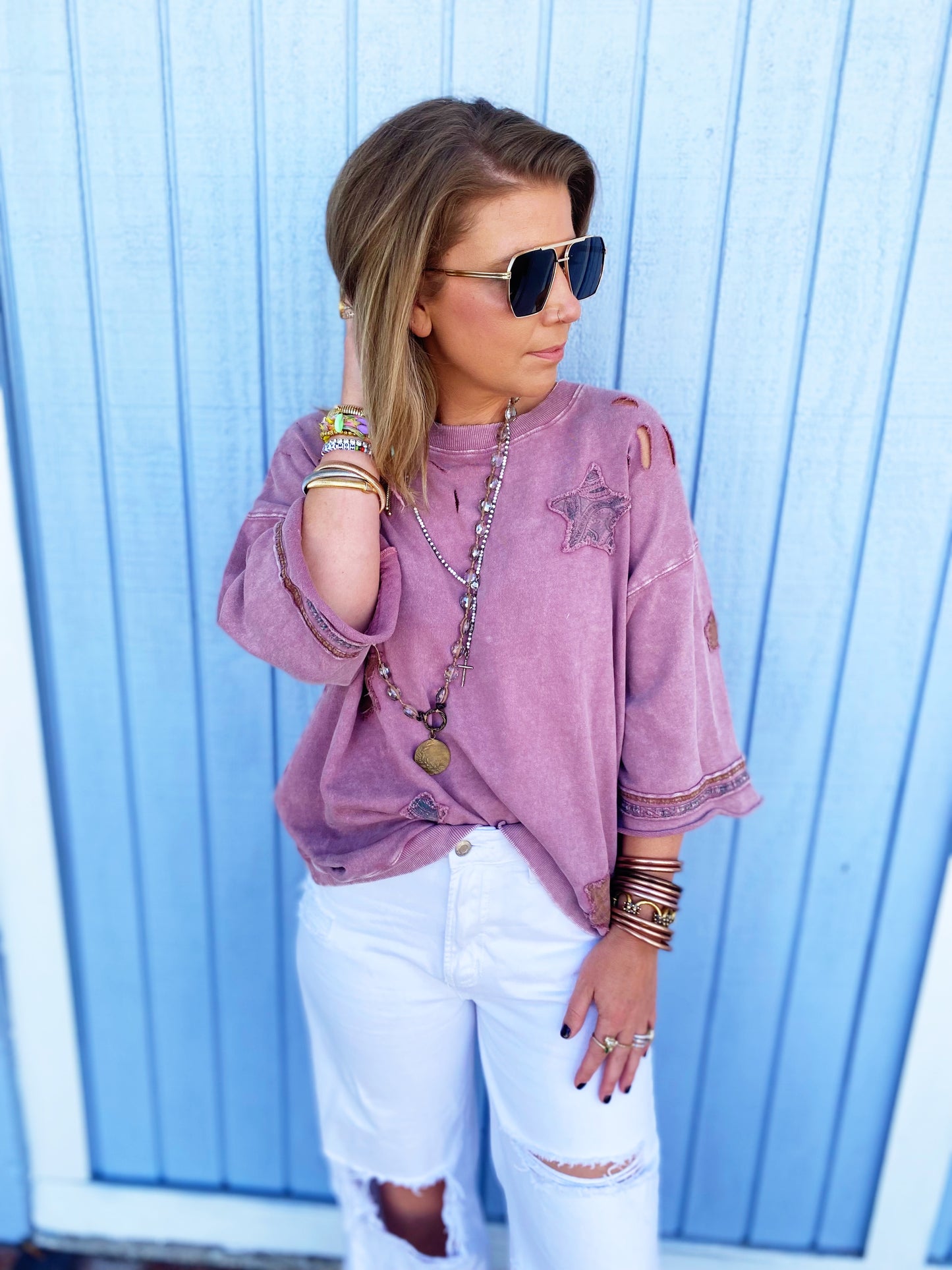 Perry Plum Top