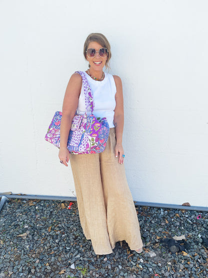 Patchwork Duffle Bag