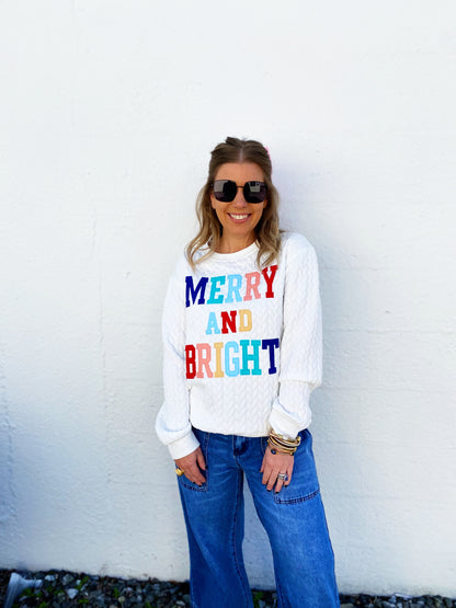 MERRY AND BRIGHT Sweatshirt PREORDER