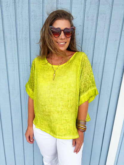 Juli Tee in Green