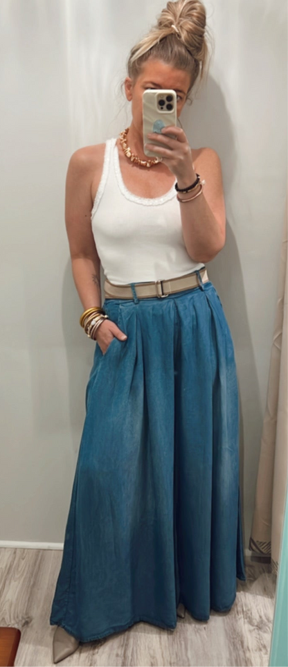 Tenley Pant Dark Wash