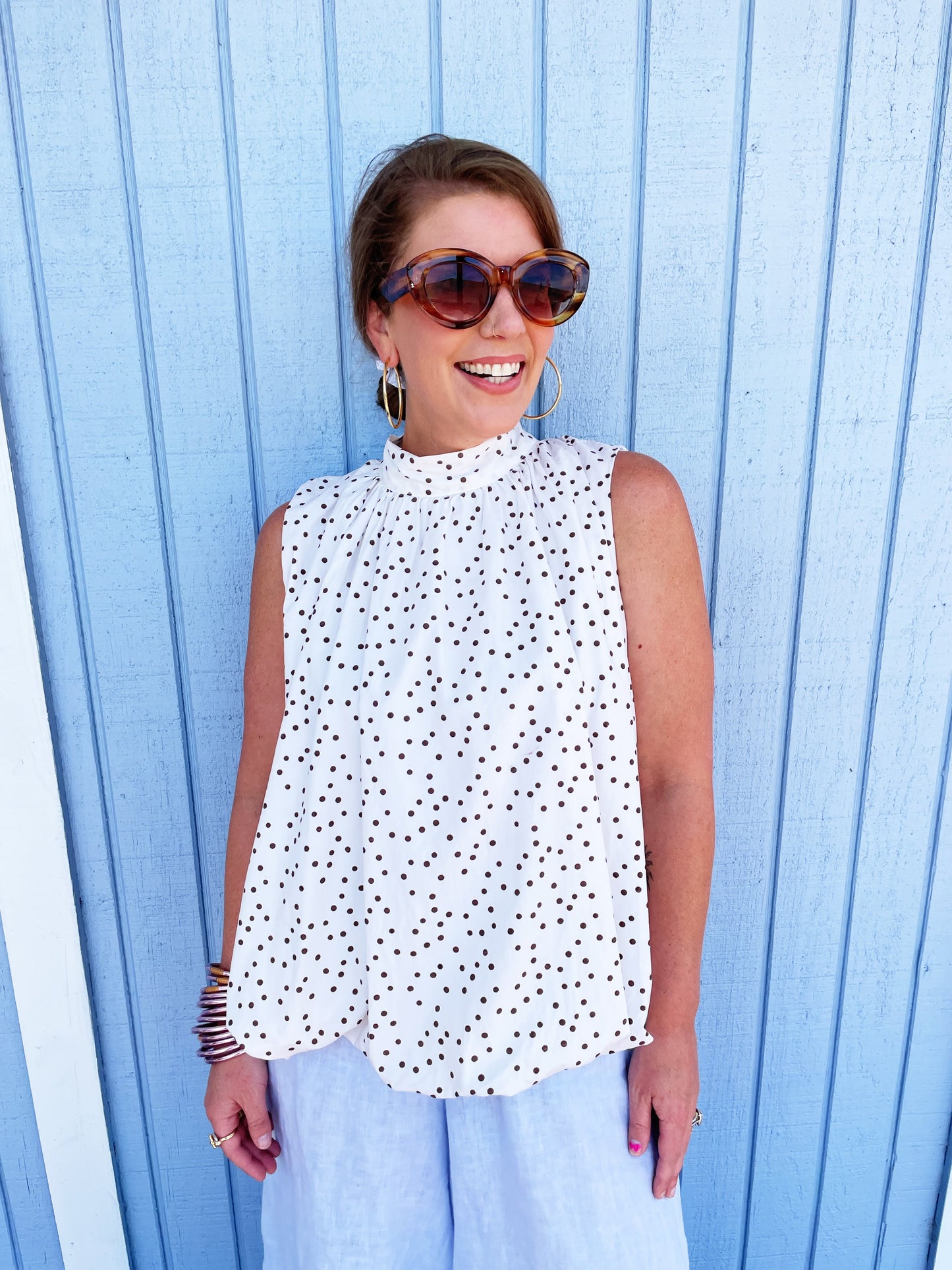 Marcella Blouse Open Back