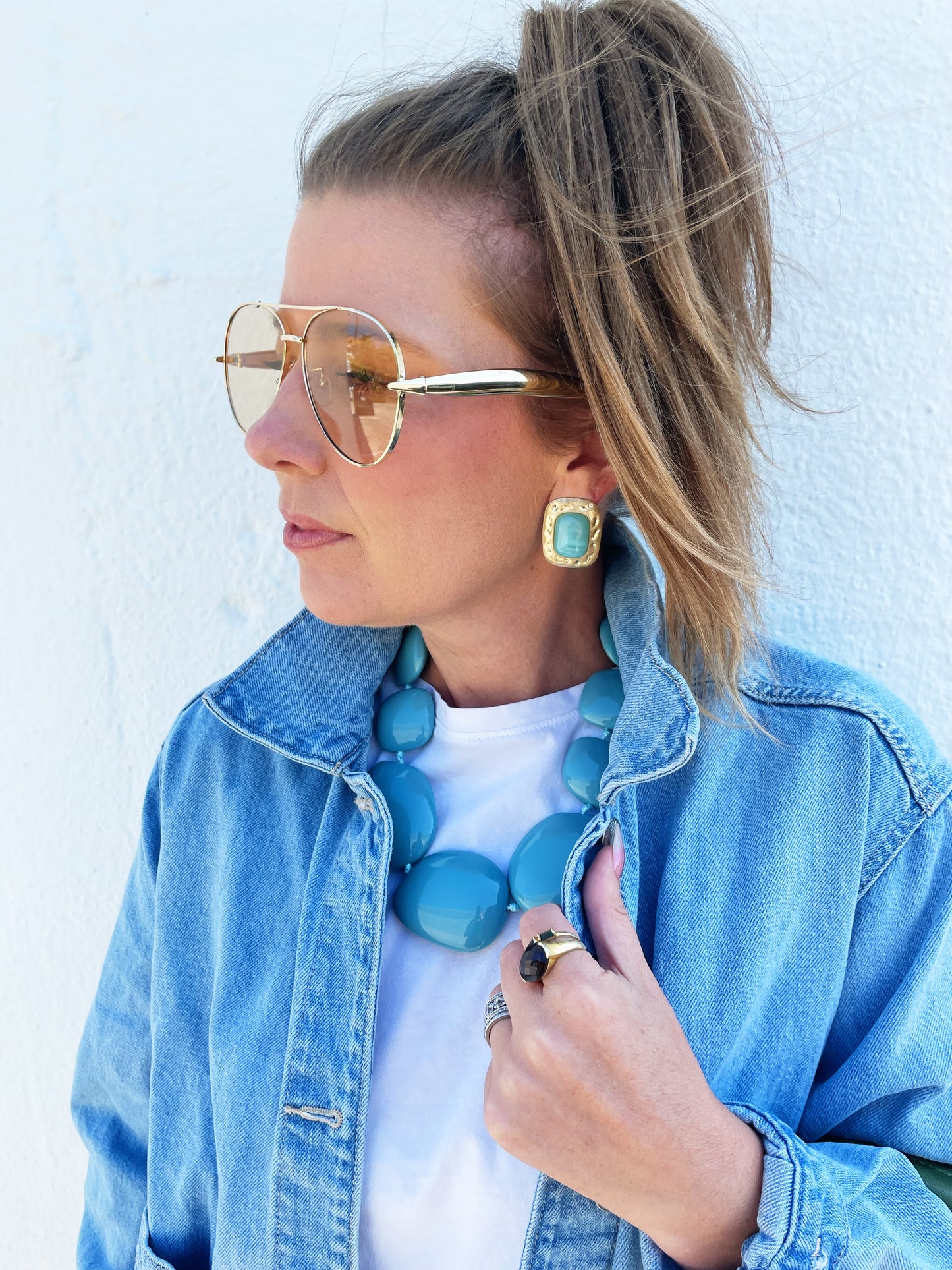 Tessa Earrings Blue