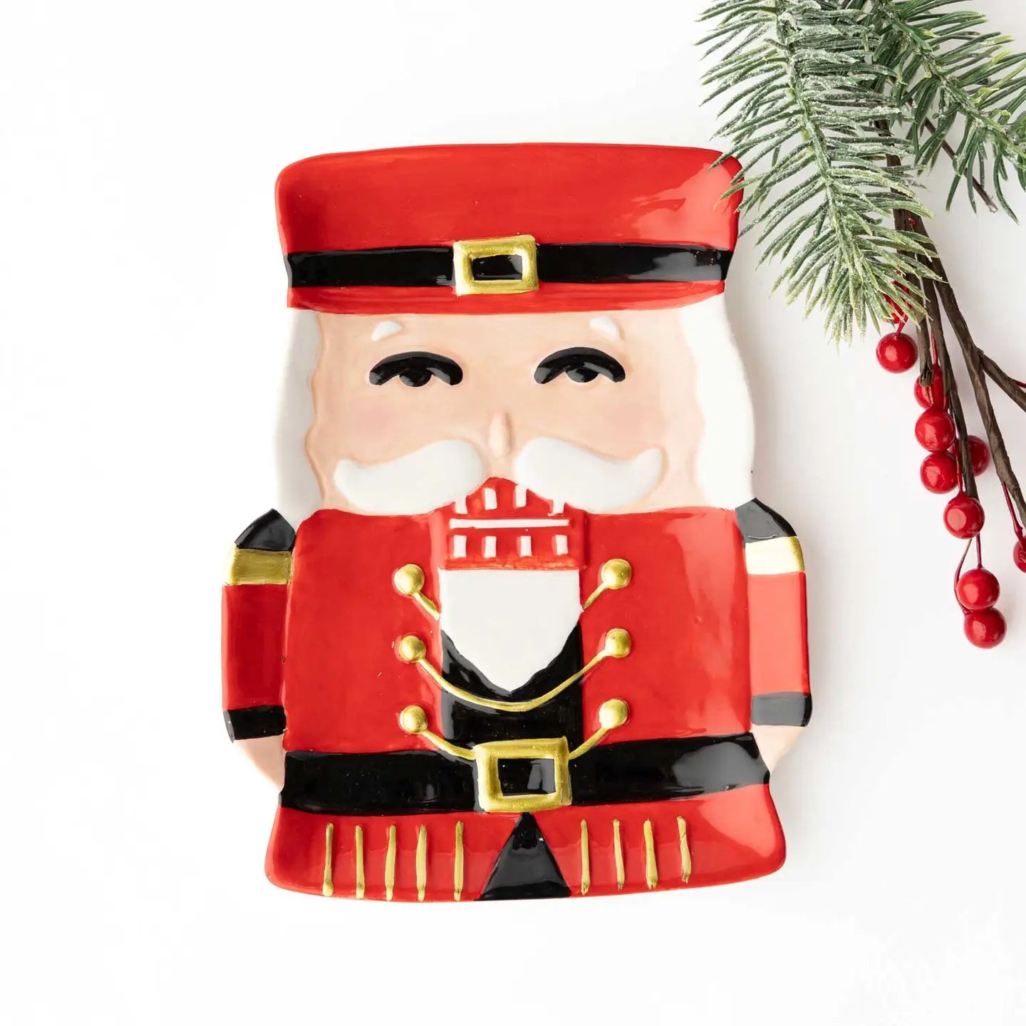 Small Nutcracker Dessert Plate (3 colors)